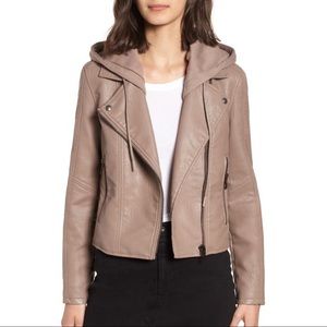 Blank NYC Meant To Be Moto Jacket w/ Removable Hood